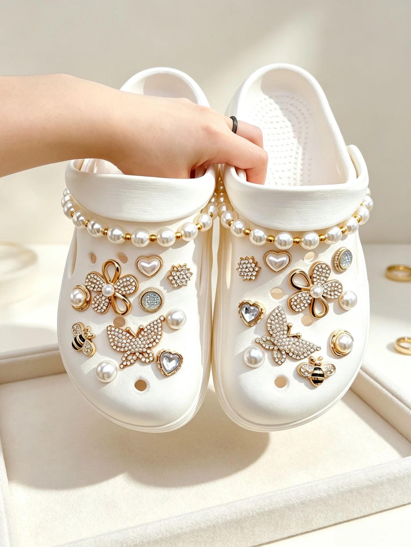 22-piece shoe decoration DIY casual shoe decoration - An interesting and versatile way to personalize your footwear