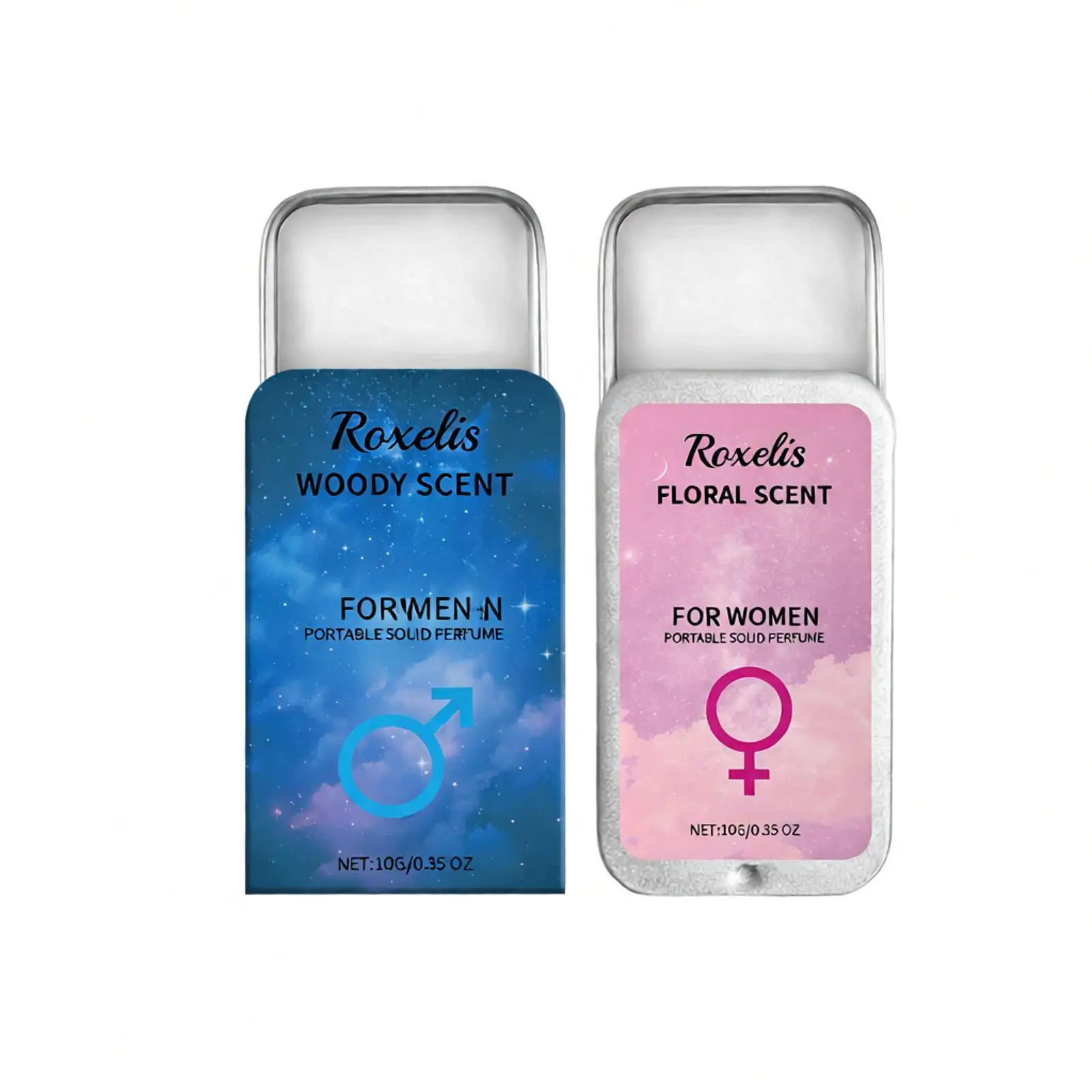 Portable Solid Perfume for Women Man Deodorant Reduce Body Odor Keep Fresh Date Flirting Pheromone Perfume Pocket Fragrance Balm