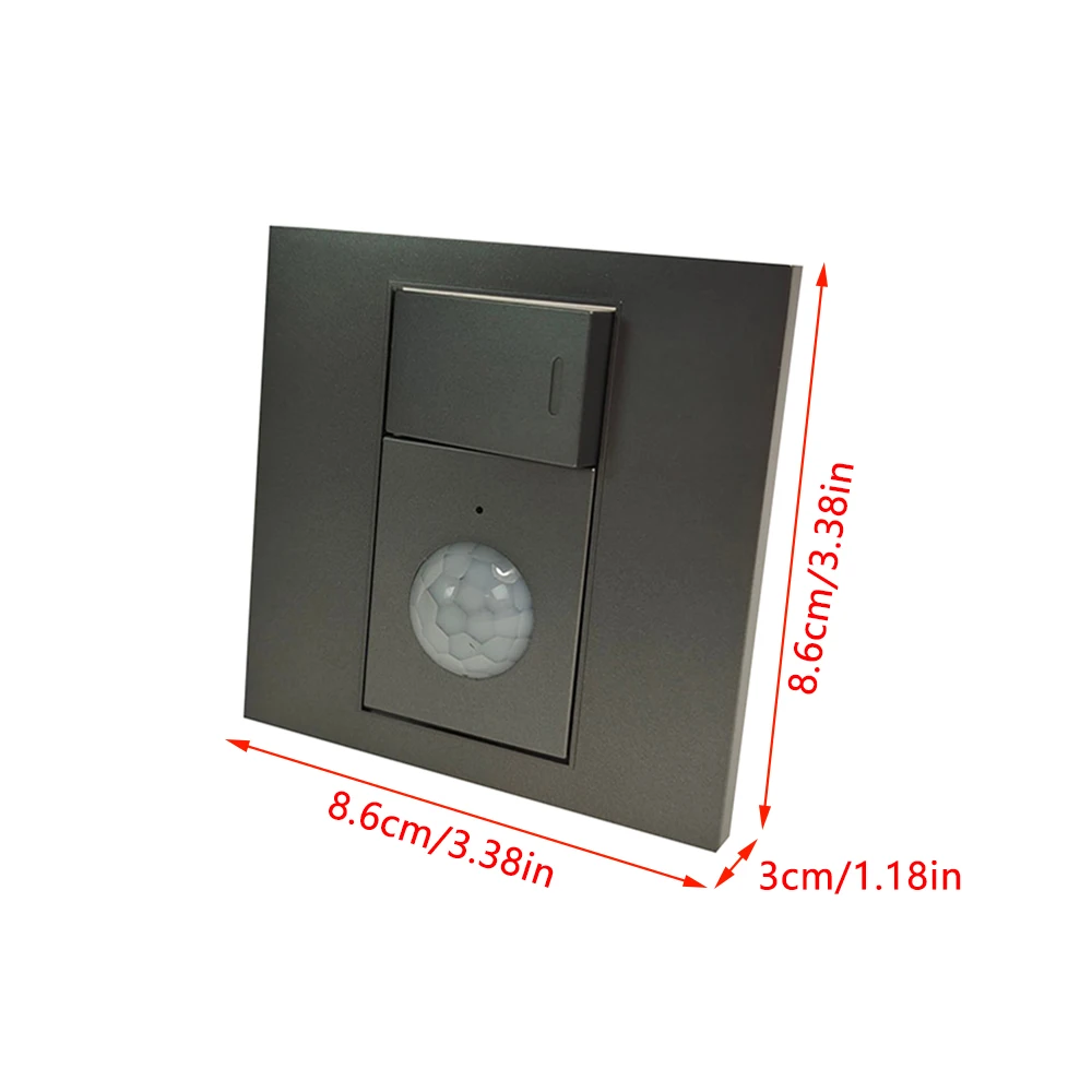 Imagem -04 - Motion Sensor Light Switch para Household Pir na Parede Ocupação Sensor Ac110240v