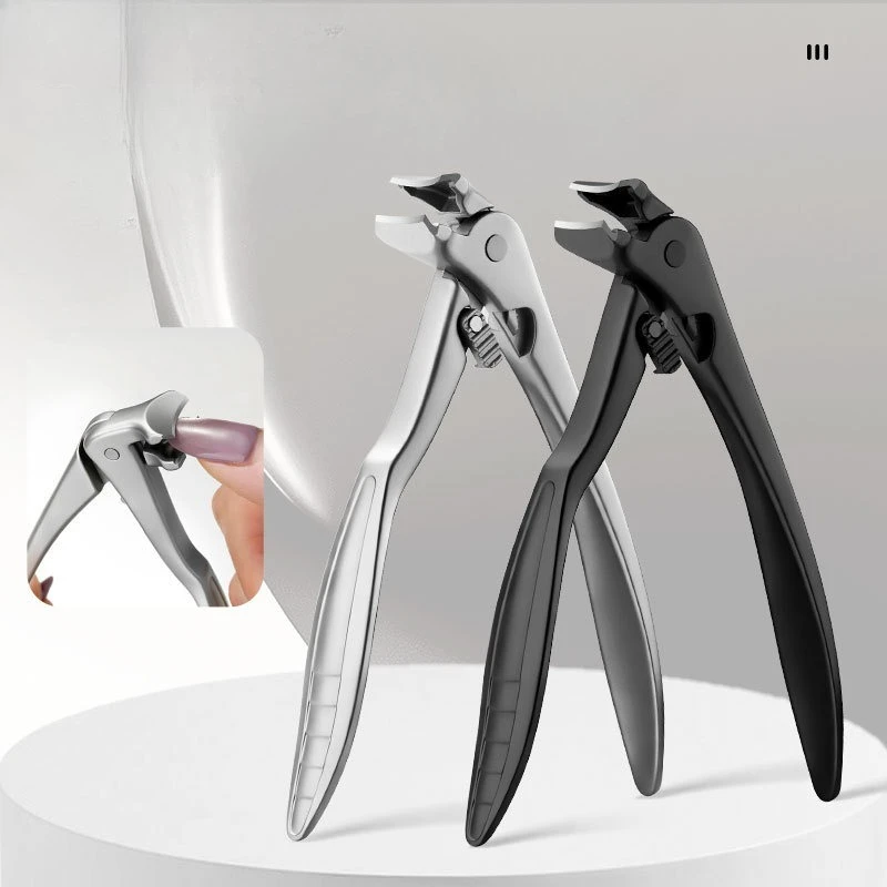 Stainless Steel Large Opening Nail Clipper,Curved Head Ingrown Toenail Scissors,Anti-Splash Portable Sharp Durable Pedicure Tool