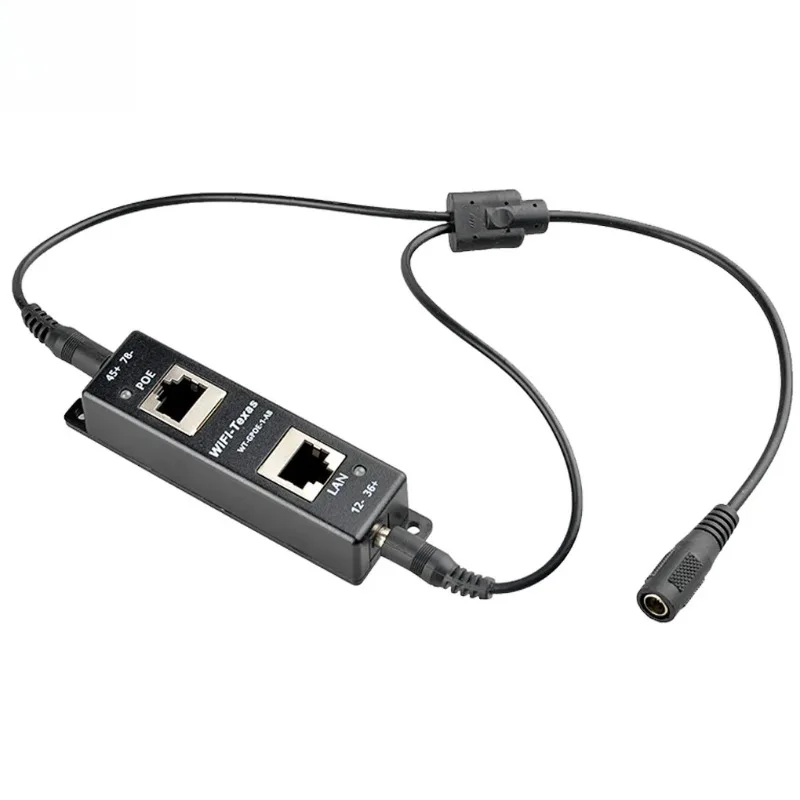Single Port Gigabit Mode A/B Passive PoE Injector PoE Plus Linker for 802.3at PoE+ low cost solution for 4 Pair PoE