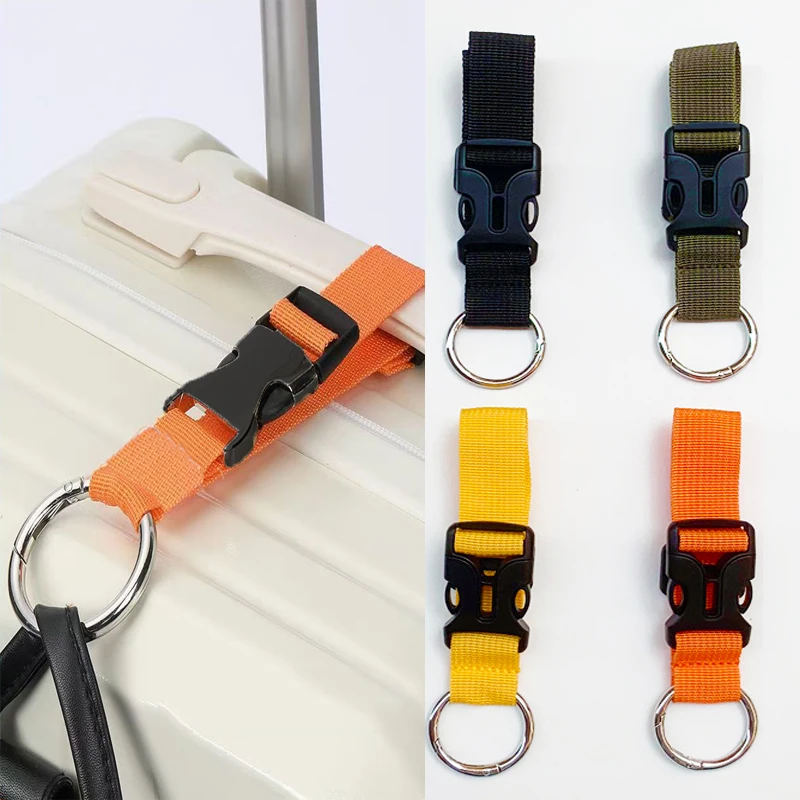  Travel Luggage Fixed Strap Backpack External Strap Portable Strap With Release Buckle Multifunctional Backpack Hanging Buckle