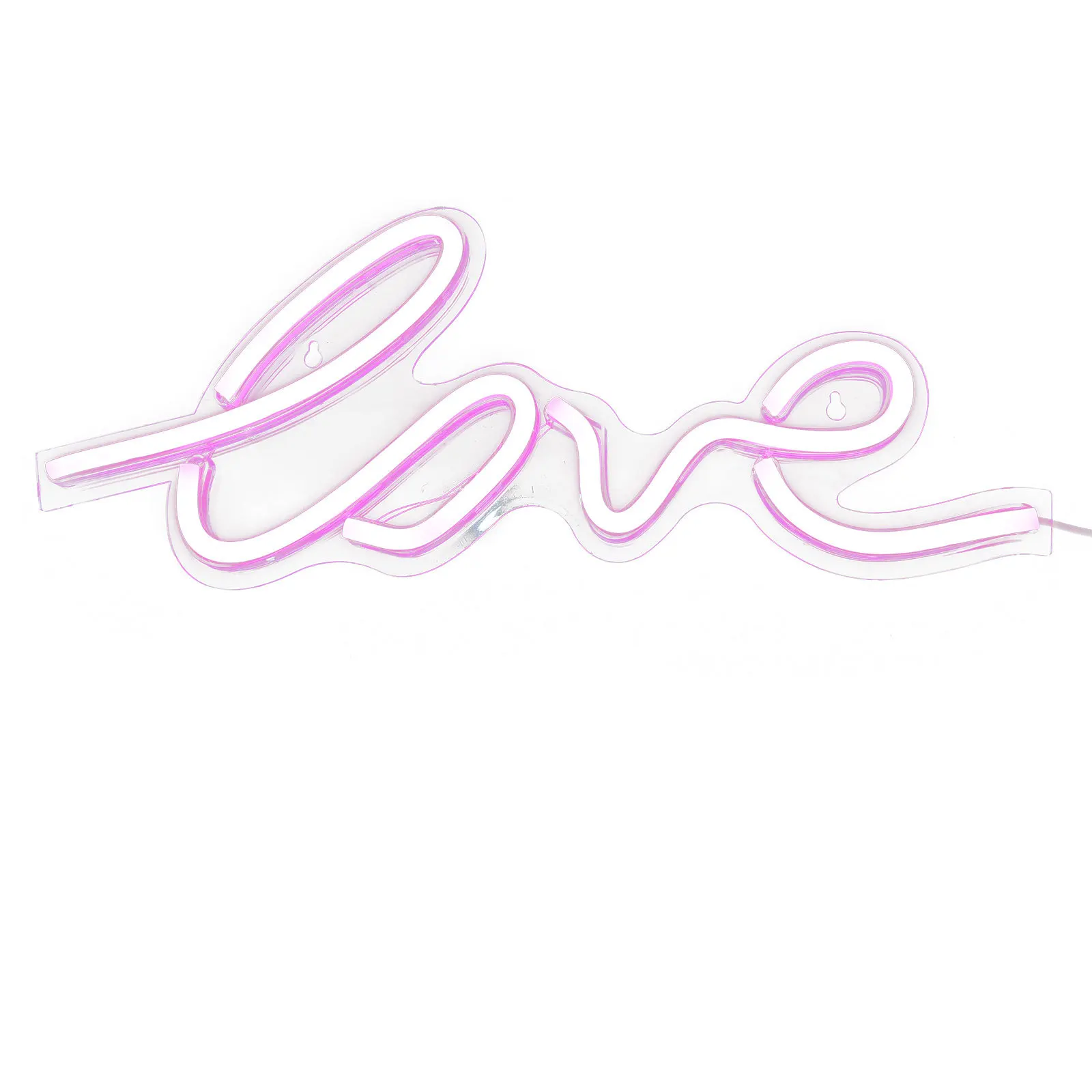 Luz de neón en forma de amor, decoración nocturna 3D, luz Led para dormitorio, sala de estar, oficina, fiesta, Festival, decoración de ambiente