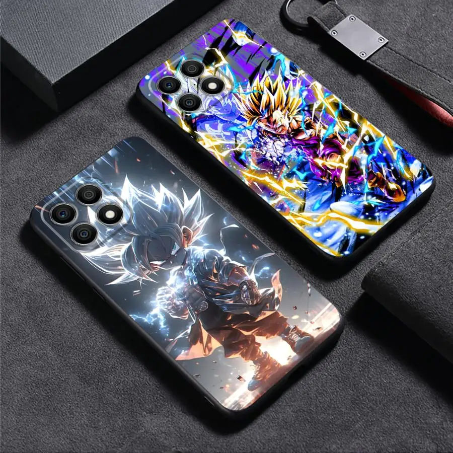 

Phone Case for Honor X7 X9c X6 X7c X8 X8b X6a X8c X9a X7b X8a 8X X5b 70 X9b Magic5 Lite 90 Pro Black Soft Shell Dragon Ball Cool