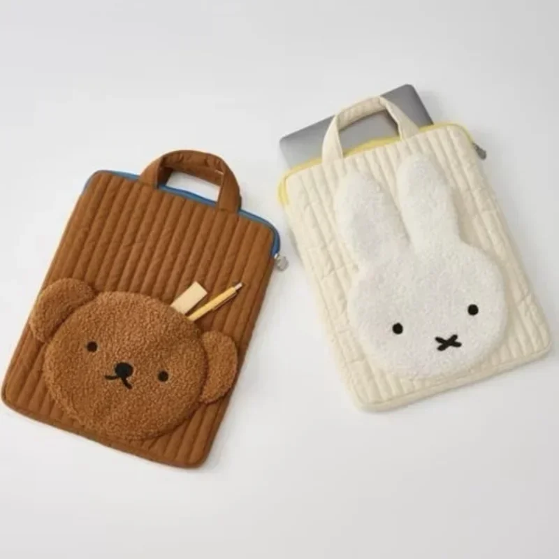 

Kawaii Miffys Cute 11 "12" 13"Tablet IPAD Portable Shockproof Portable Storage Bag Anime Cartoon Bag Birthday Christmas Gift Toy