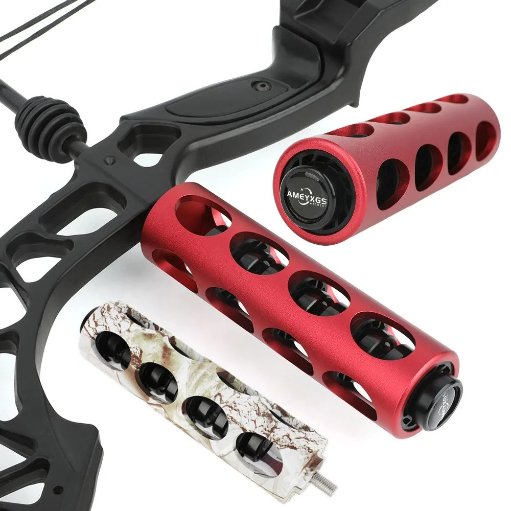 

Premium Aluminum Alloy Archery Bow Stabilizer Rod 6 Inch Shock Absorber Bar for Compound Bow Hunting Shooting Bow Accessories