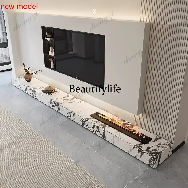N138European White Tv Cabinet Hiding Item Extendable Designer Saving Tv Stands Modern Indoor Unique Mueble Televisor Furniture H