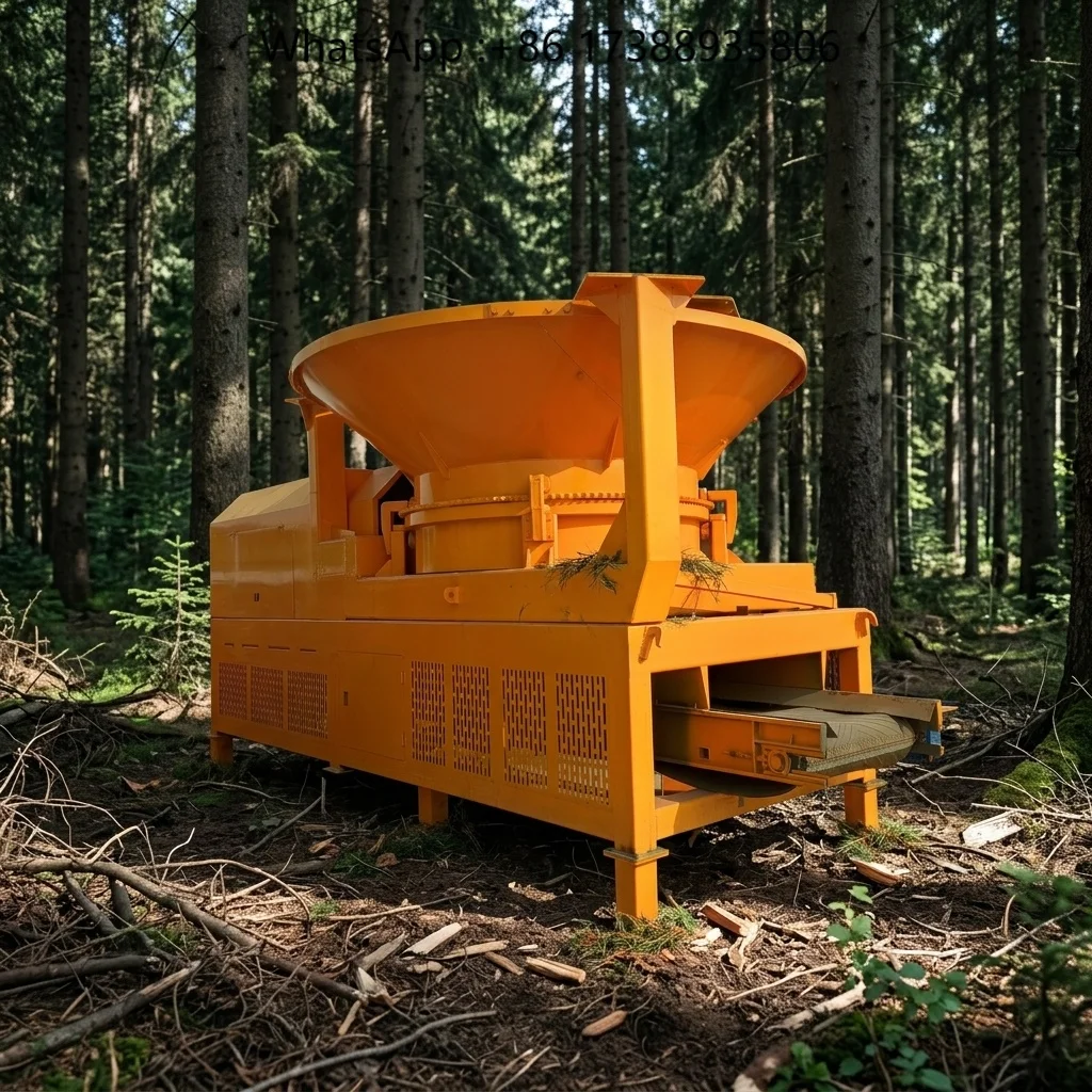 High Efficiency Tree Stump Crusher Machine Wood Root Shredder for Garden Landscaping Forestry