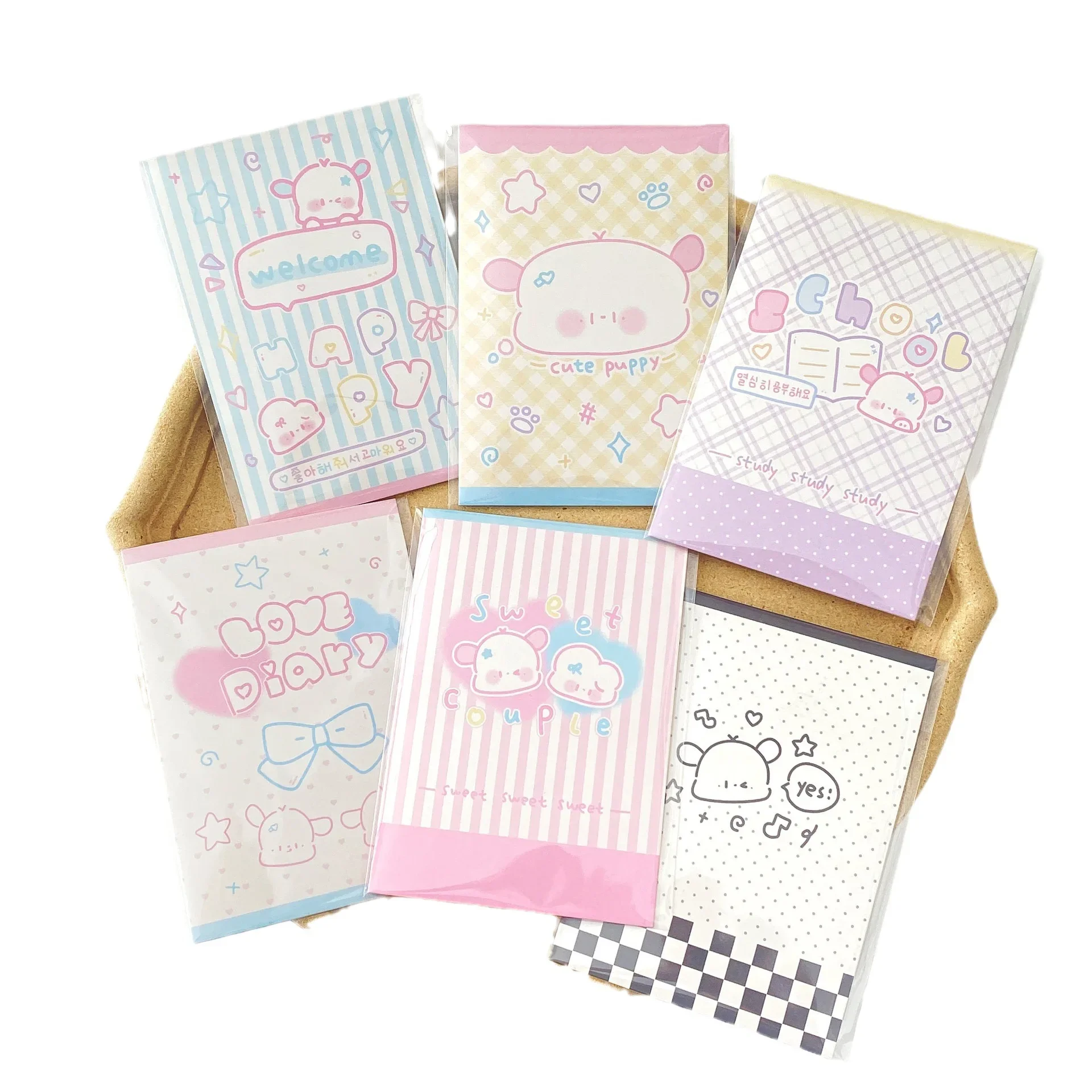 10 Pcs/Pack kawaii Dog Folding Card Packaging Materials Sell Album Photo Message Gift cute Packaging Card Greeting Card