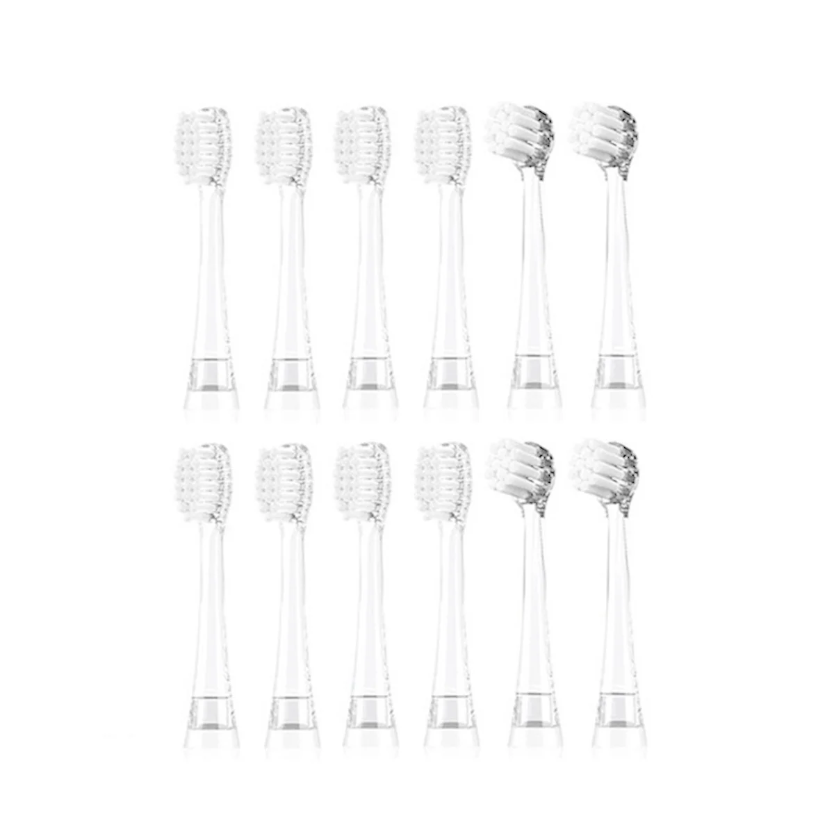 12PCS for Seago Children Sonic Electric Toothbrush Battery Power Waterproof IPX7 Replaceable Dupont Brush Head