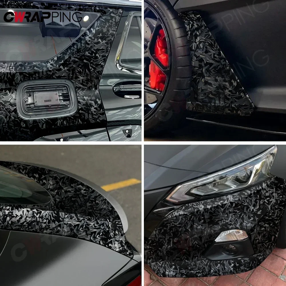 Carbon Fiber Vinyl Paper for Car Wrap Vinyl for Motorcycle Self-adhesive Film Vehicle Decoration Car Wrapping Sticker Covering