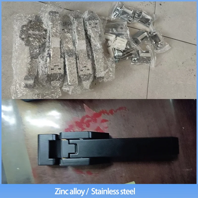 

304 Or Zinc Alloy Precision Casting Wide Cold Storage Door Handle Industrial Vacuum Sealed Door Handle