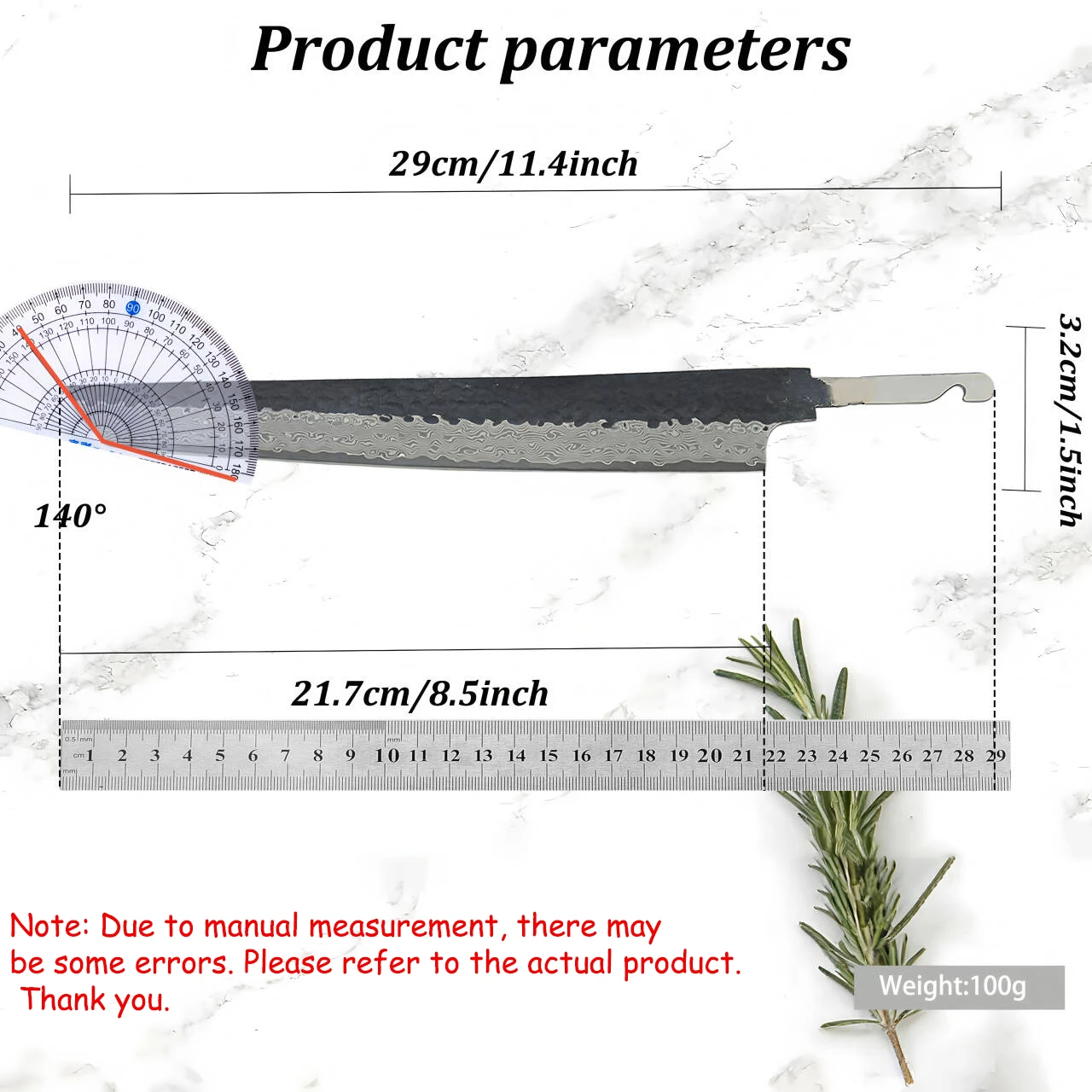 1/2/3/4/5/6/7/8/9/10PCS,Handmade Forged Sashimi Knife Blank Blade DIY 67-layer Damascus Steel Making Tools Kitchen Stuff