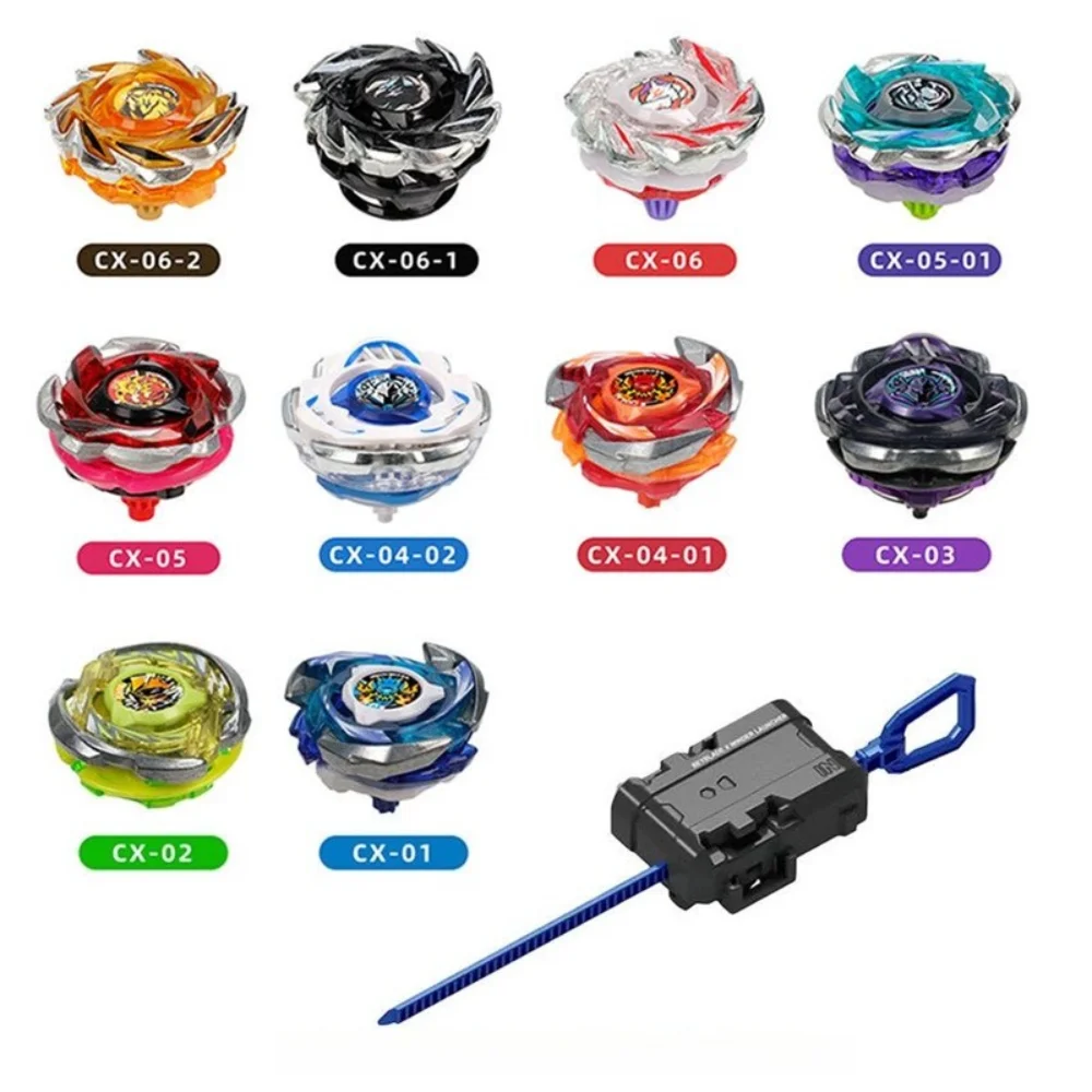 

CX Series Dragon Courage Extreme Fox Nine Tails Pull Ruler Launcher Gyro Toy Competitive Hurricane Gyro Toy