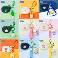 for Realme Buds Air 6 Pro , Air6 , Air 5 Pro , Air5 Silicone Case Pink Pig Earbuds Soft Protective Cover Headset Skin