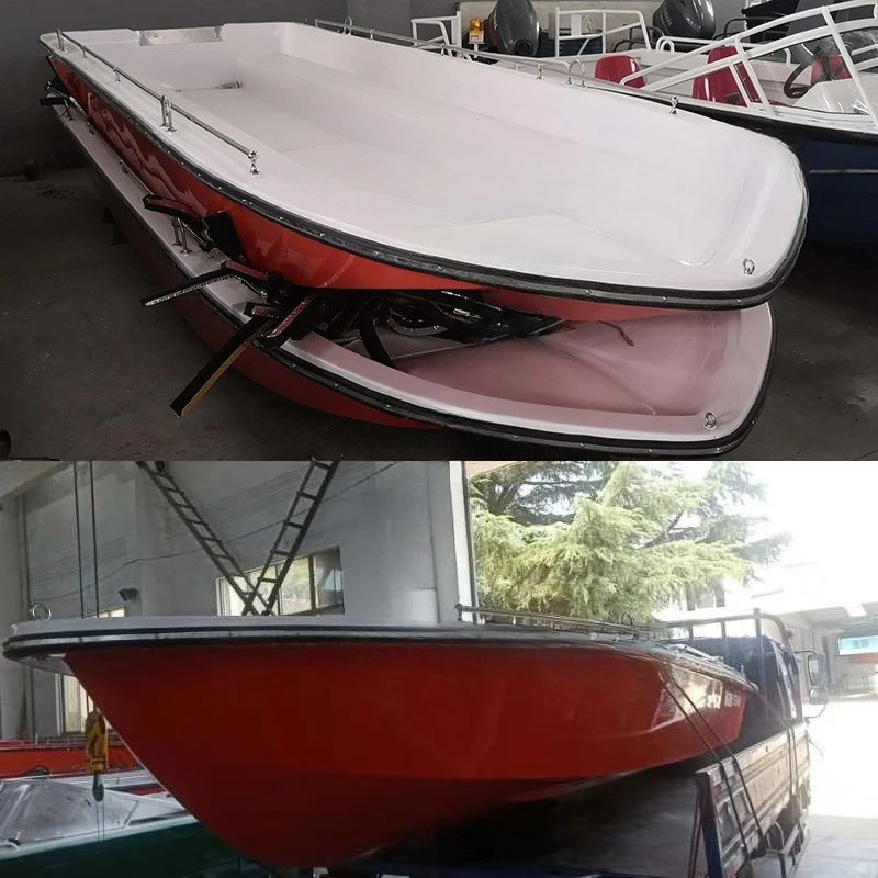 FRP assault boat, flood control emergency fire assault boat