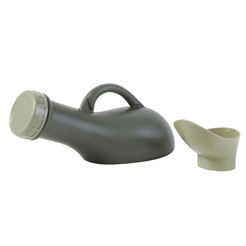 Military Green 1000mL Men's Urinary Bottle Medical Plastic Cap Urinary Bottle Elderly Urinary Bottle