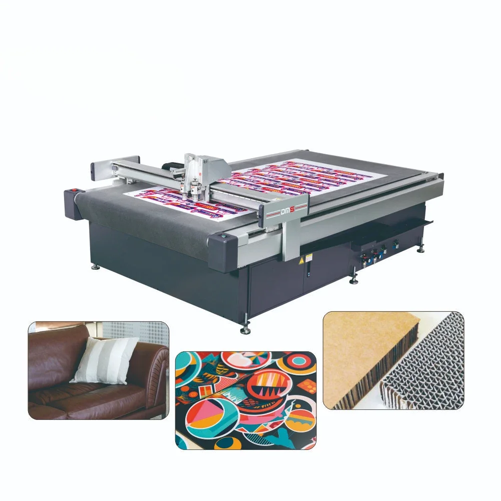 Easy To Operate Vacuum System Multi-Functional Cutting Machine High Speed Fabric Cloth Cutter