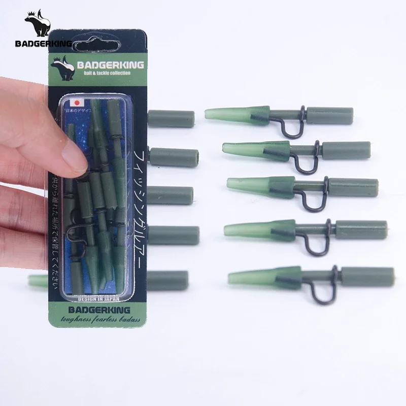 30pcs lot carp Fishing Heavy Duty Lead Clip tail rubber For Carp Fishing Accessories carp fishing rig components kit