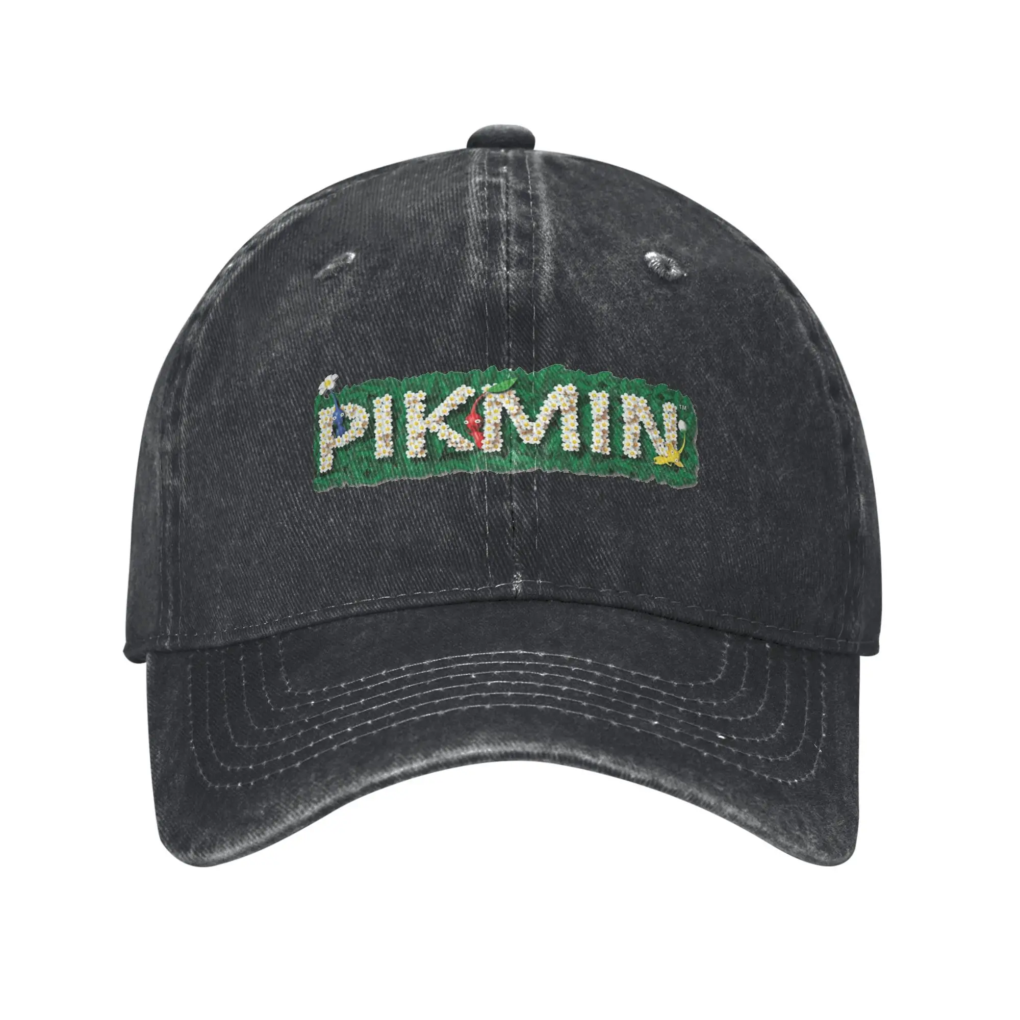 Game Pikmin Logo Sun Baseball Cap  Unisex Men Custom Logo Trucker Hat Summer Casual Hiking Fishing Breathable Baseball Caps