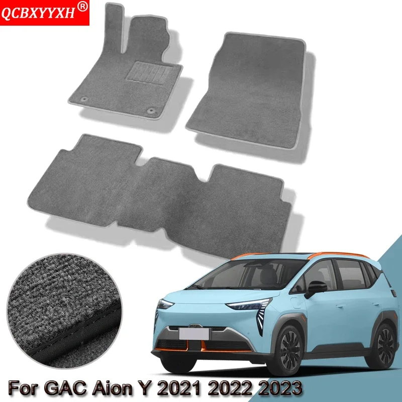 

Custom Car Floor Mats For GAC Aion Y 2021 2022 2023 Waterproof Non-Slip Floor Mats Internal Protection Carpets Rugs Accessory