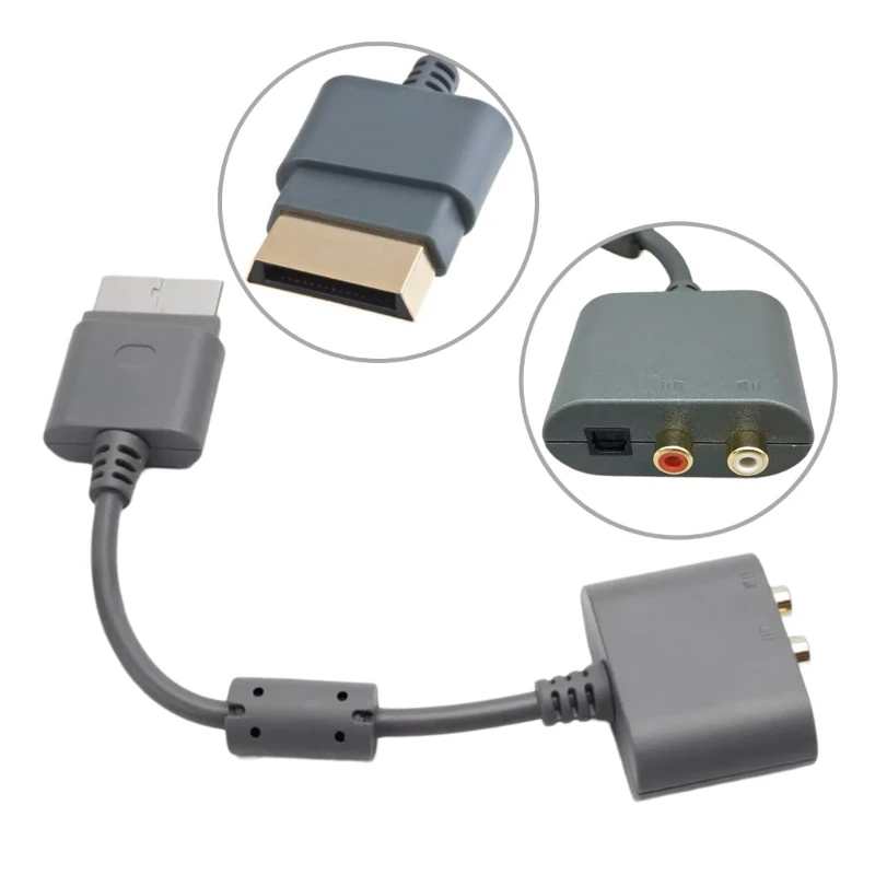 Composite TV Video Cord Optical Cable for Game Console Game Accessory Connection Cable