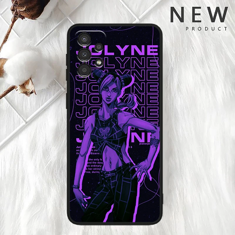 Anime Jojo Cool Voor Samsung A90 A80 A 70S A 60 A 50S A40 A 30S A20e A 20S A 10S Siliconen Zwart Telefoonhoesje