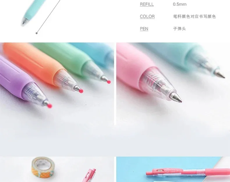 3/5/8 Farbe Zebra Gel Stift Set JJ15 Milch Farbe SARASA Student Writing Unterschrift 0,5mm Kawaii Japanisches Briefpapier zurück zur Schule – Detail 7