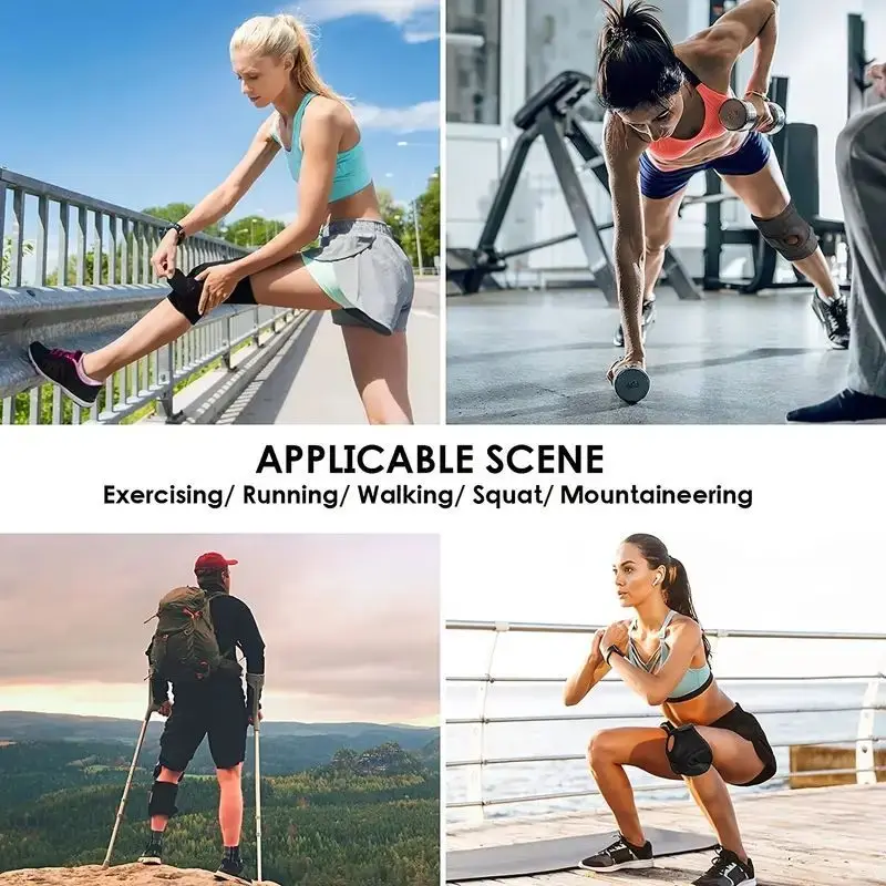 Outdoor hiking, breathable basketball, cycling, knee pads, running, reinforced protective gear, spring knee pads image 4