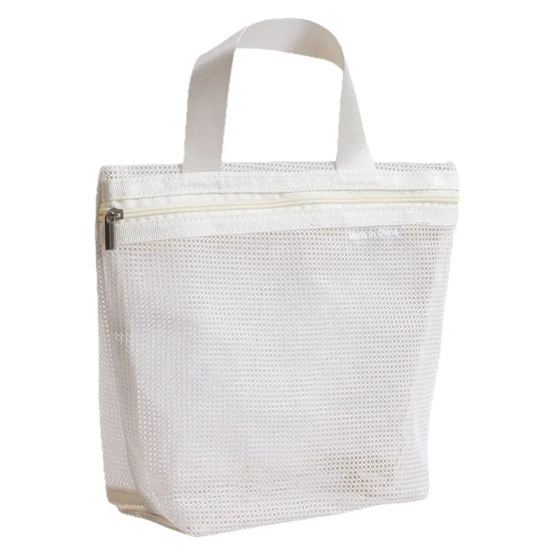 

New Ins Handbag Mesh Storage Hollow Storage for Bathing, Rinsing, Washing, Makeup, Tourism, Swimming, Outdoor Storage Bag