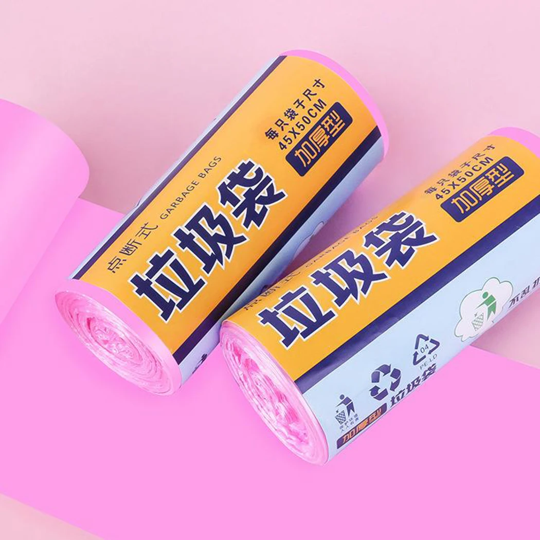 Bag Garbage Bag 1Roll /30pcs Trash Bags 30x/Set Blue Disposable Household Mini One-time Pink Small Garbage Bag