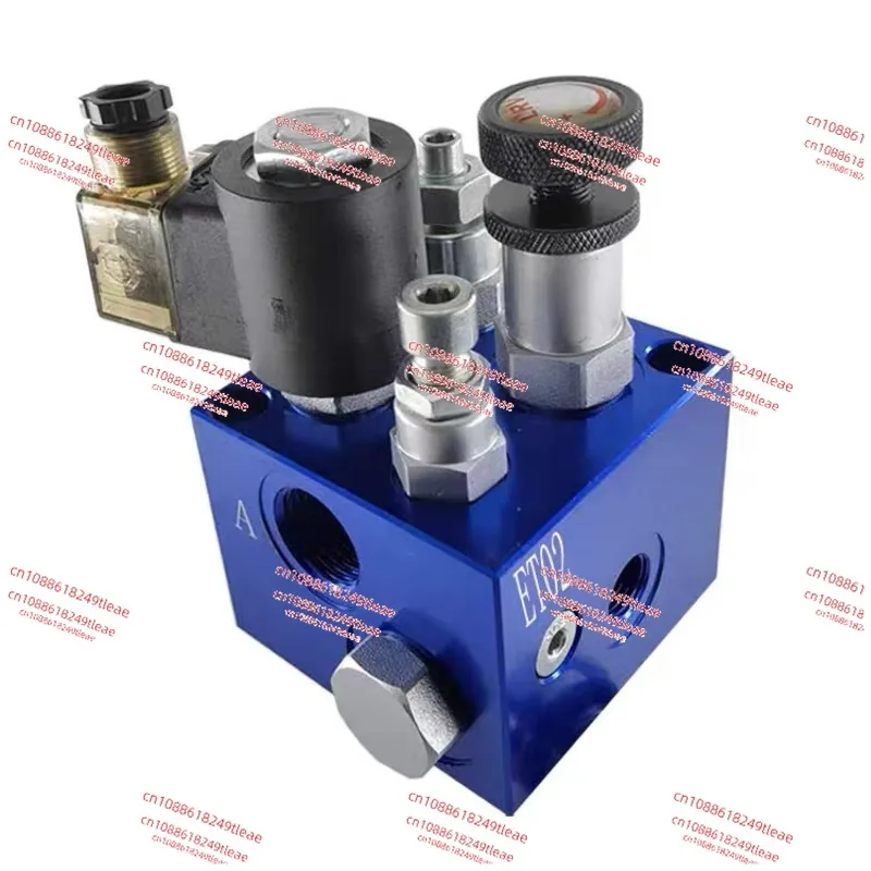 Hydraulic valve group ET02 hydraulic station, hydraulic valve block, manual adjustable pressure valve