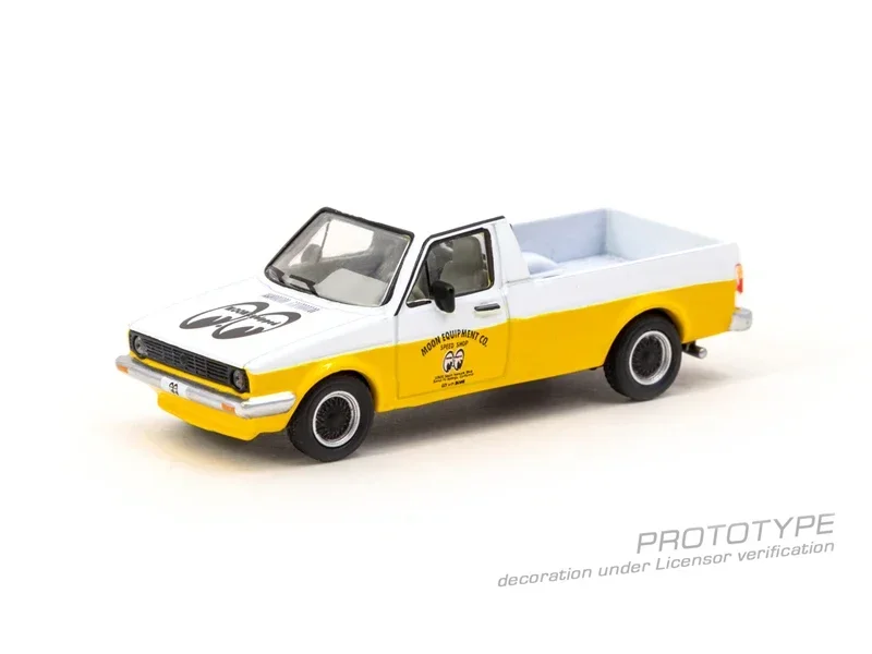 

Модель автомобиля Tarmac Works 1:64 Caddy Pickup Mooneyes Equipped, литая под давлением