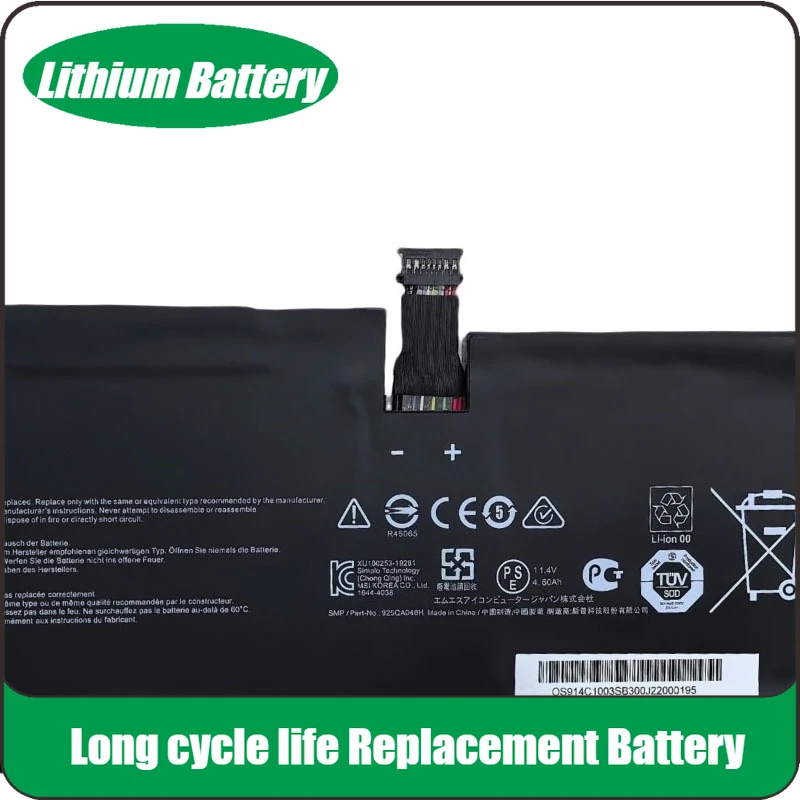 

New Replacement Laptop Battery BTY-M49 11.4V 4600mAh For MSI Prestige 14 A10SC Prestige 14 Hands-On A10M