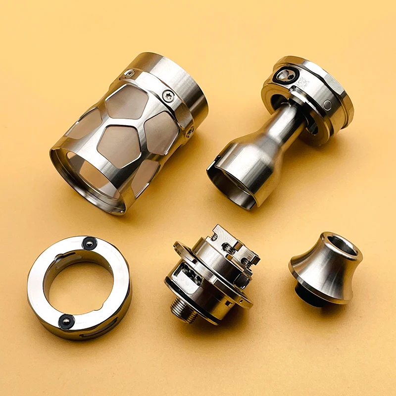 DSX Taifun GTV GT5 RTA خزان السجائر الإلكترونية القابل لإعادة البناء 316ss مادة 6 مللي 25 مللي متر لصندوق الخيط 510 تعديل الميكانيكية