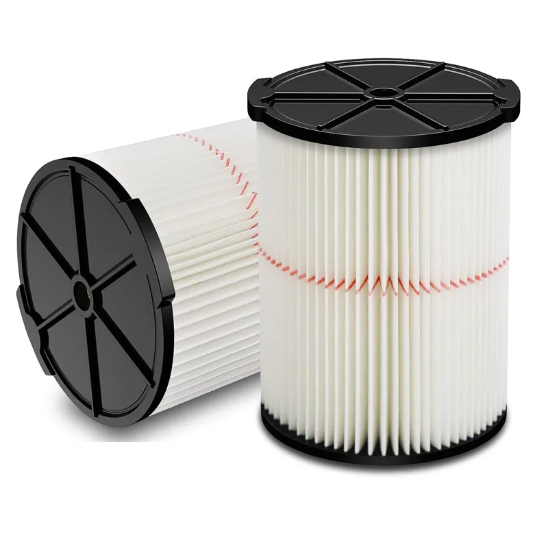 

2 Pack Craftsman CMXZVBE38754 Red Stripe Filter Replacement, Fits 5–20 Gallon Wet Dry Vac, Replaces 009-38754