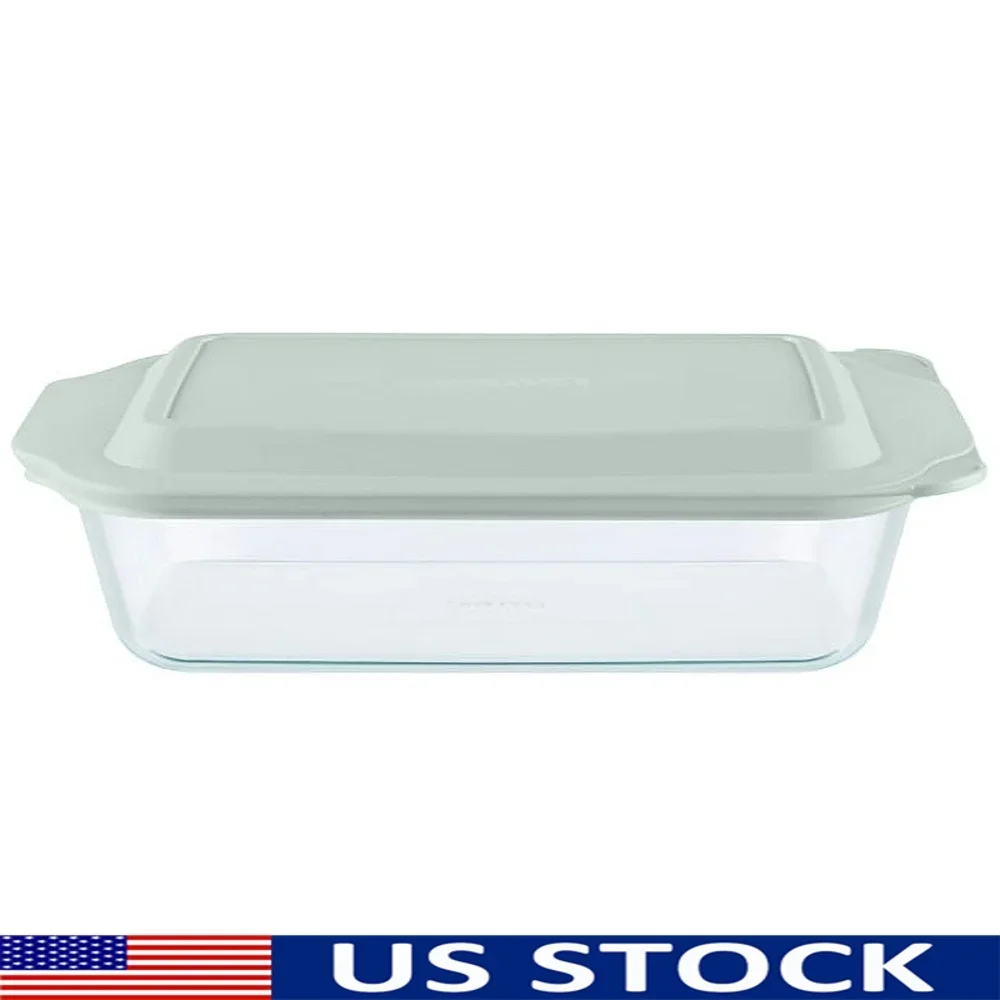

Deep Glass Baking Dish with Lid 50% Deeper Durable Tempered Glass Versatile Kitchen Cookware Dishwasher Safe Oven Safe Microwave
