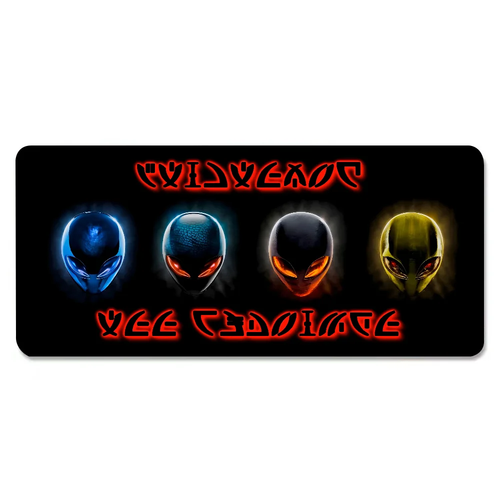 Cool A-Alienware Logo Mousepad Large Anti-Slip Mouse Pad Stitched Edges Mat Offices Durable Desk Laptop Gaming Keyboard Pad XXL