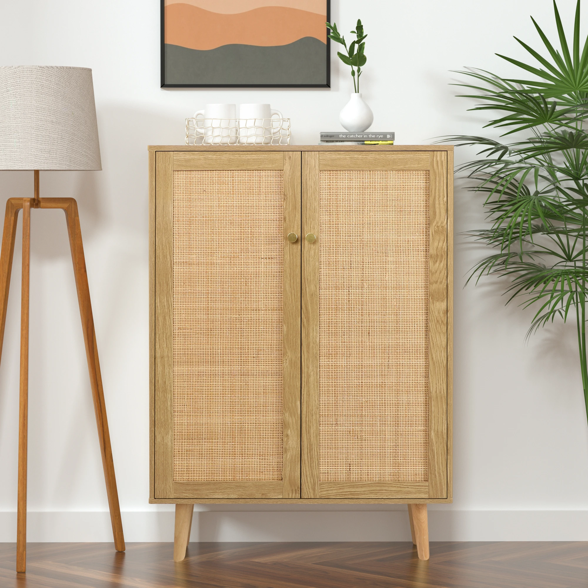 Aupodin H0030 Rattan Cabinet, 44