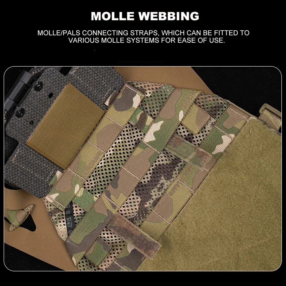 Hunting Vest Chest Phone Navigation Board Molle Pouch Chest Rig Phone Holder Foldable Outdoor Map Case Airsoft Gear