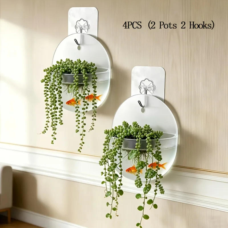 Hanging Flower Pots,Does Not Include Plants,Suitable for Indoor Use,Home Decoration,Flower Pots for Hydroponic Green Plants