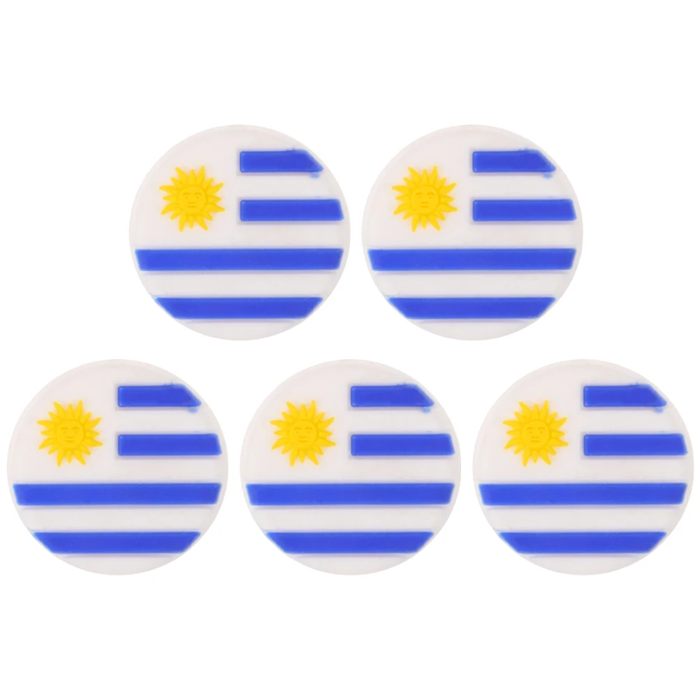 

5 Pcs Tennis Racket Shock Absorber Powerti Vibration Dampener Silica Gel Silicone Dampeners