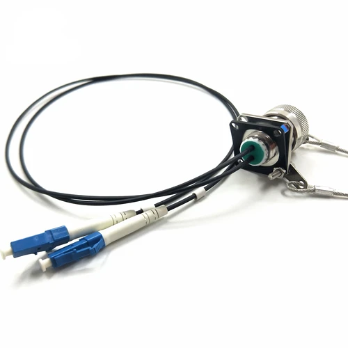 단일 모드 항공 커넥터, 광섬유 점퍼, 2 코어 소켓-LC 커넥터, ZLTC-J599/20KB02A1N  Best5