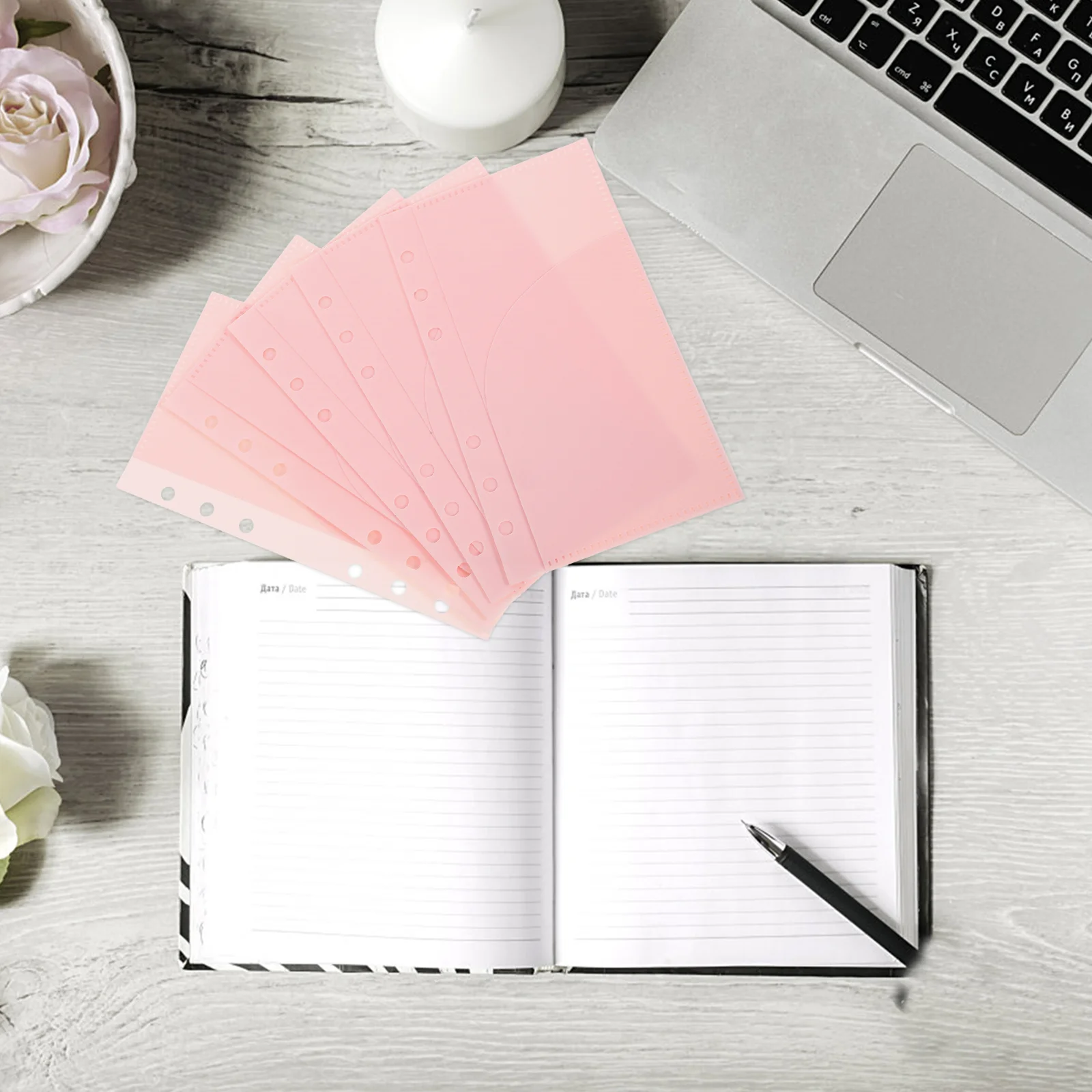 5 Pcs Budget Bag Small Insert Accessories Binder Inserts Daily Use Loose Leaf Pocket Pp Book