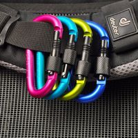 Carabiner Camping Karabiners Key Holder Paracord Carabiner Water Cup Buckle Carabiner Clip Fishing Carbin Buckle Tourist Hooks