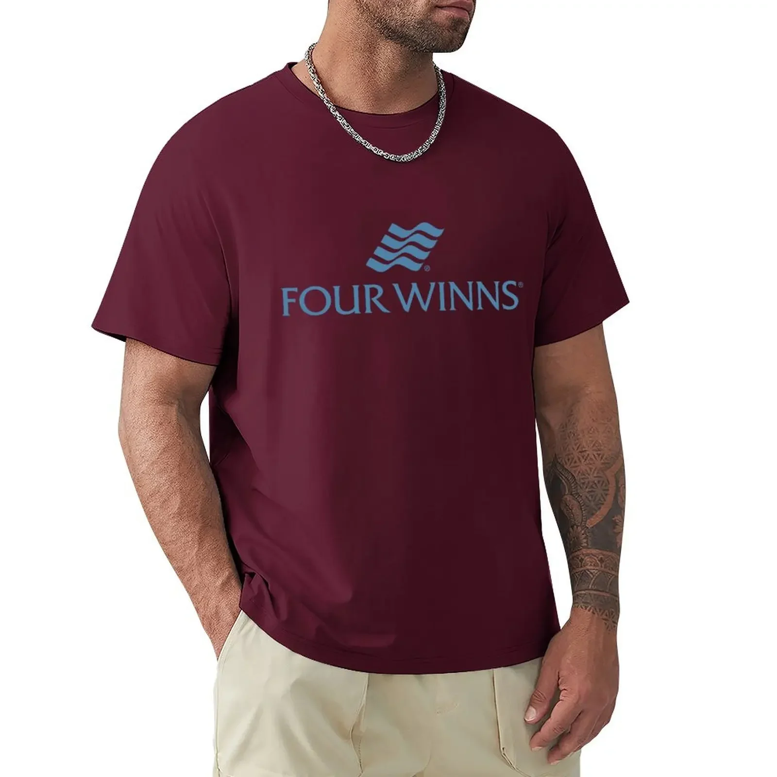 quick drying sublime Short sleeve tee men Four Winns for the Win T-shirt  men clothing  graphic t shirts oversized