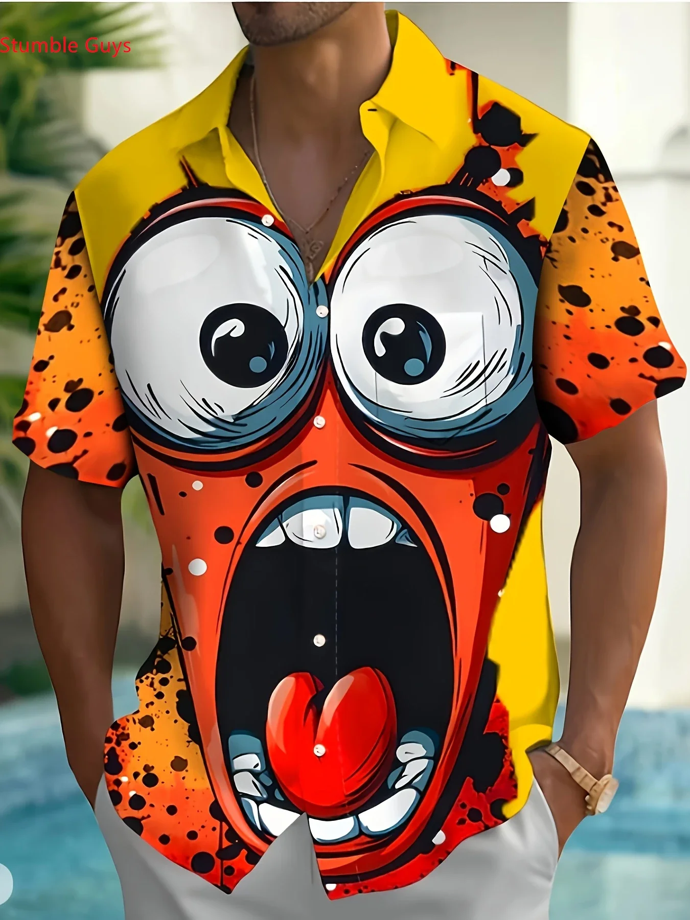 

Men's Hawaiian Shirt 2026 Summer Casual Style Man Women Short Sleeve Fashion Beach Party Print Holiday Tops