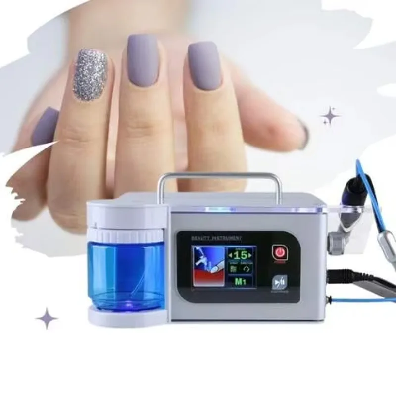 Profesjonalna maszynka kosmetyczna STLF 2025, frezarka podologiczna z rozpylaczem wody, elektryczna, przenośna polerka do paznokci do manicure i zdobienia paznokci, 35000 obr./min.