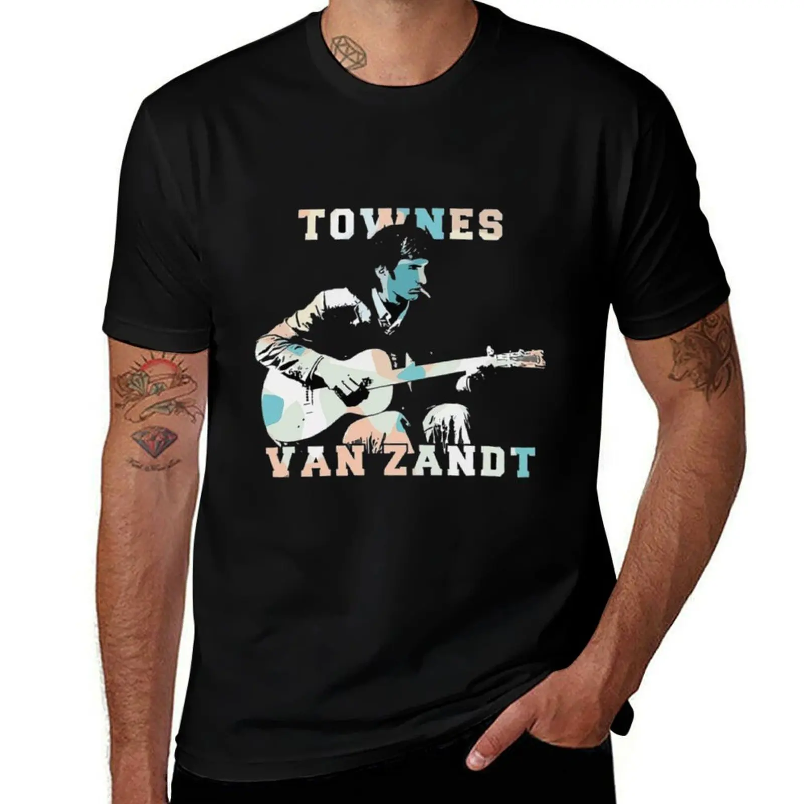 

EXCLUSIVE Best Selling Townes Van Zandt T-Shirt man t shirt graphic t shirts cotton 100% T-Shirt