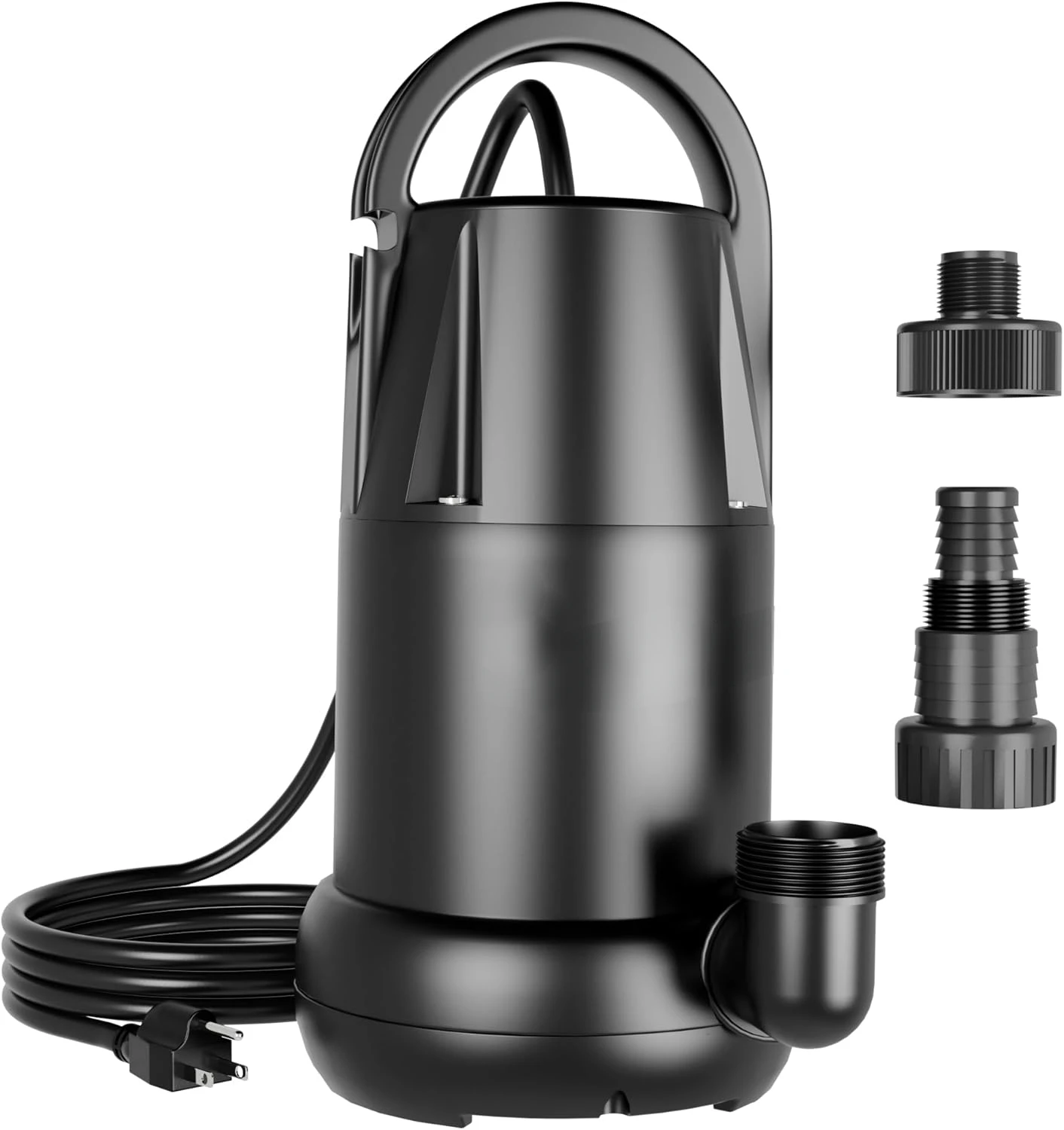 

3/4Portable Submersible Water Sump Pump Remove Water Level Down to Last-inch